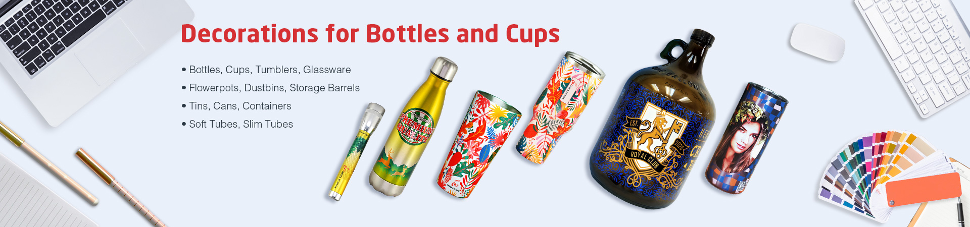 Decorations for Bottles & Cups