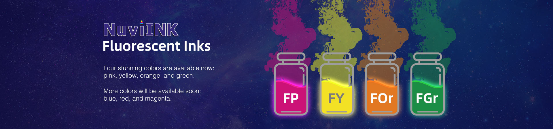 NuviINK Fluorescent Inks